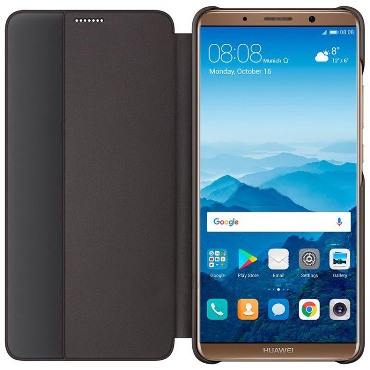 Case Huawei Mate 10 Pro #เคสแบบฝาพับมีช่องวิวแนวยาวด้านข้าง HUAWEI Side View คุณภาพพรีเมี่ยม