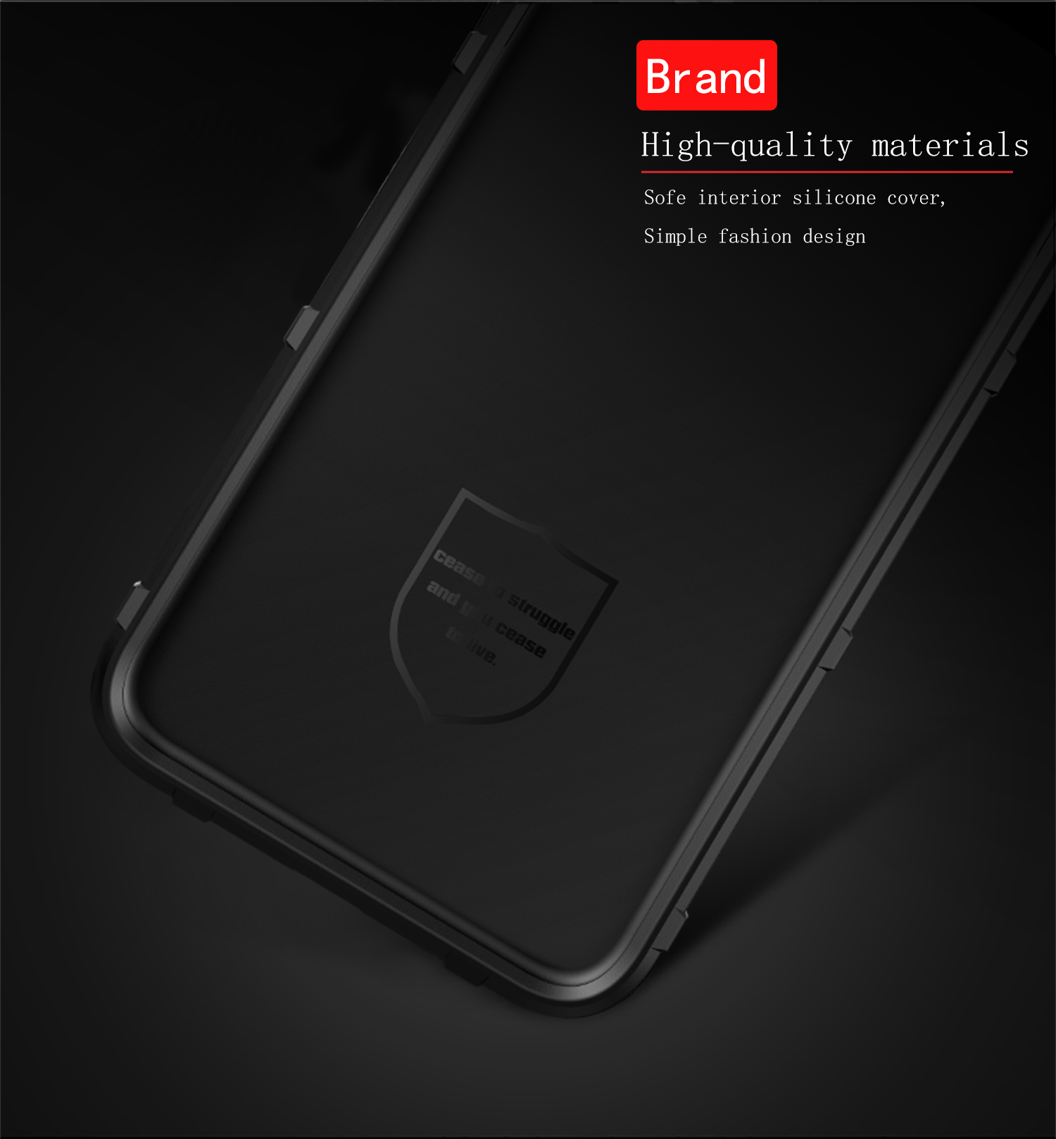 เคส Huawei nova 4 #เคสฝาหลังกันกระแทก Rugged Shield Series Soft Silicone Shock Absorption Matte