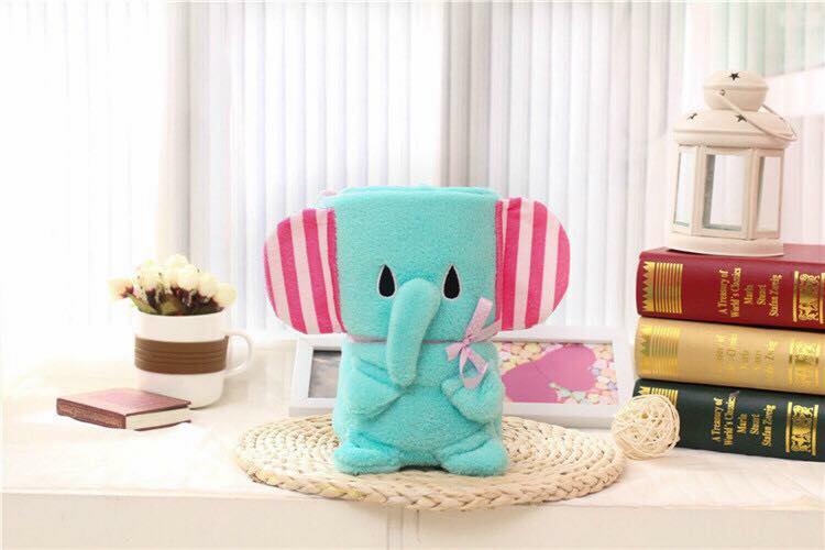 ผ้าห่มขนแกะ รูปสัตว์น่ารัก สำหรับเด็ก