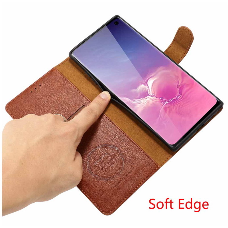 เคส Samsung Galaxy Note 10 Lite #เคสฝาพับหนัง PU มีที่เสียบการ์ด Card Slots PU Leather Cover