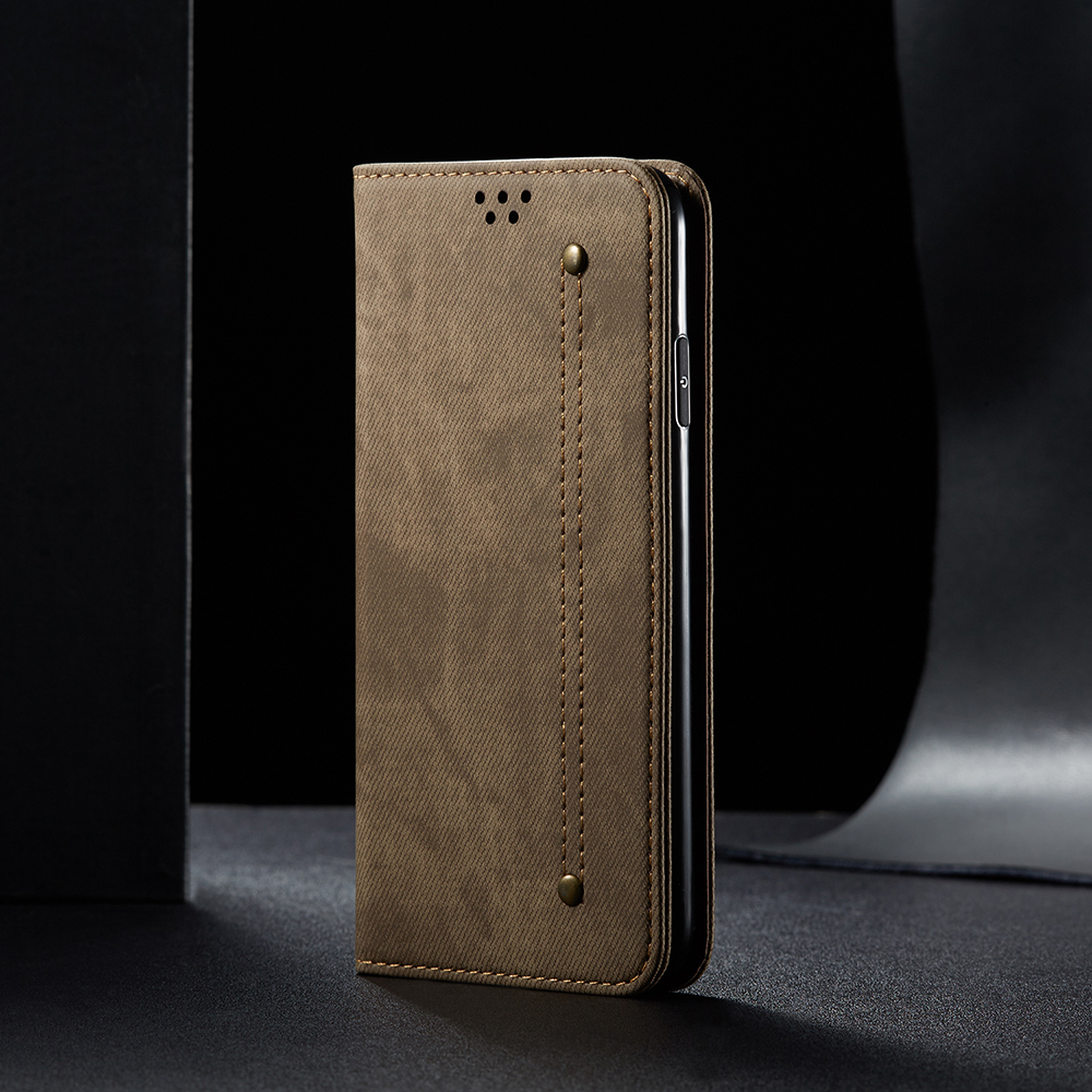 Case OPPO A9 (2020) / OPPO A5 (2020) #เคสฝาพับสไตล์ย้อนยุคผิวผ้ายีนส์แบบกระเป๋าสตางค์