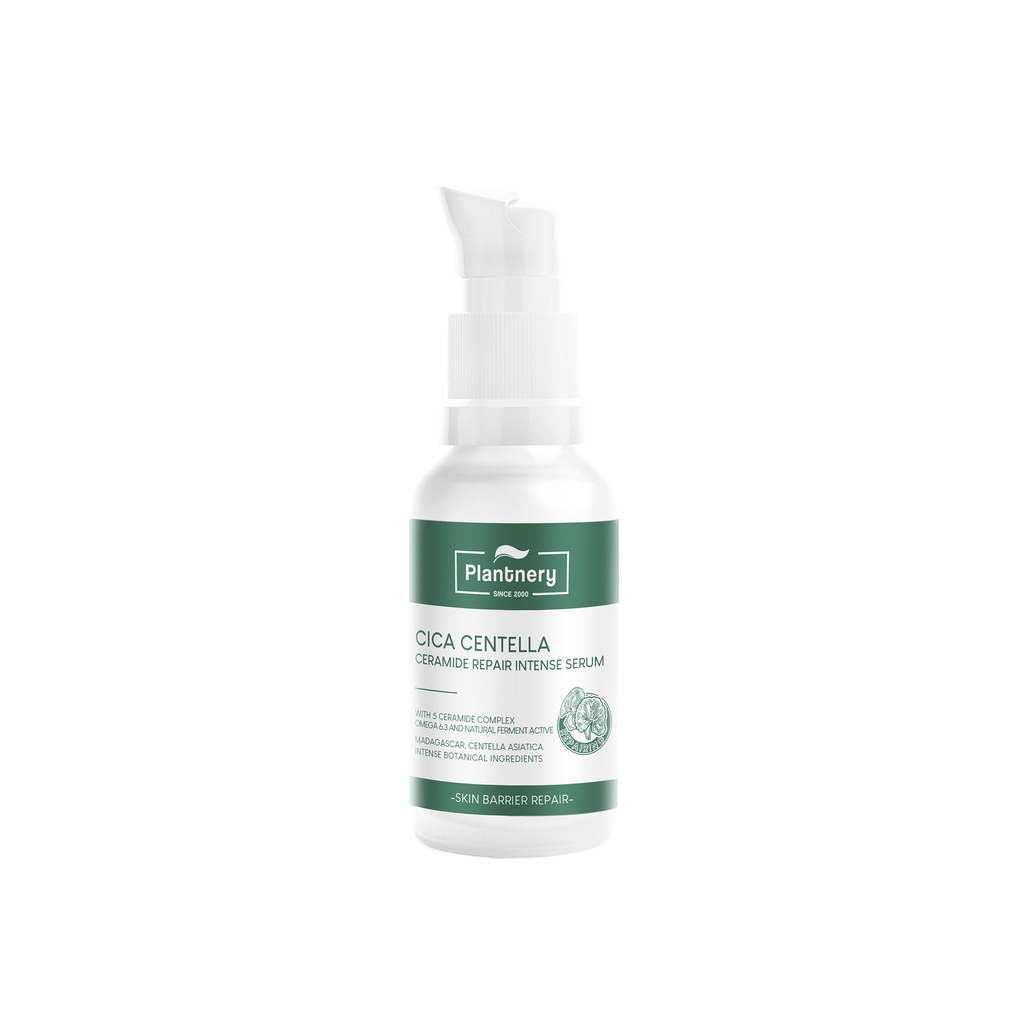Plantnery CICA Centella Ceramide Repair Intense Serum 30 ml. เซรั่มบำรุงผิวหน้า