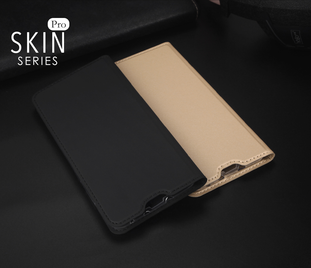 Case Huawei nova 4 #เคสฝาพับหนัง PU DUX DUCIS Skin Pro Series Auto-absorbed PU Leather คุณภาพดี