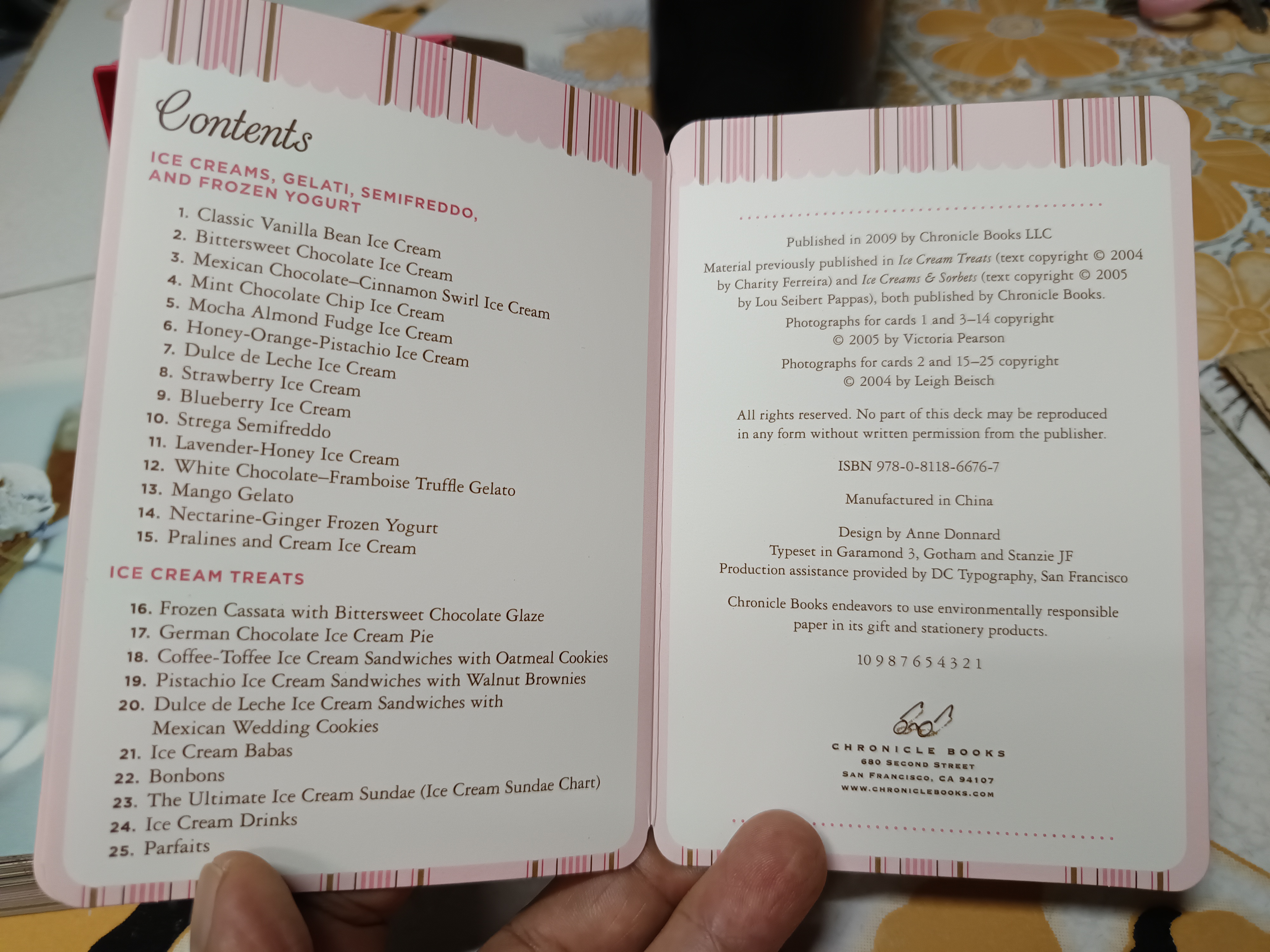 The Ice Cream Deck : 25 Recipes for Homemade **สินค้าหมด**