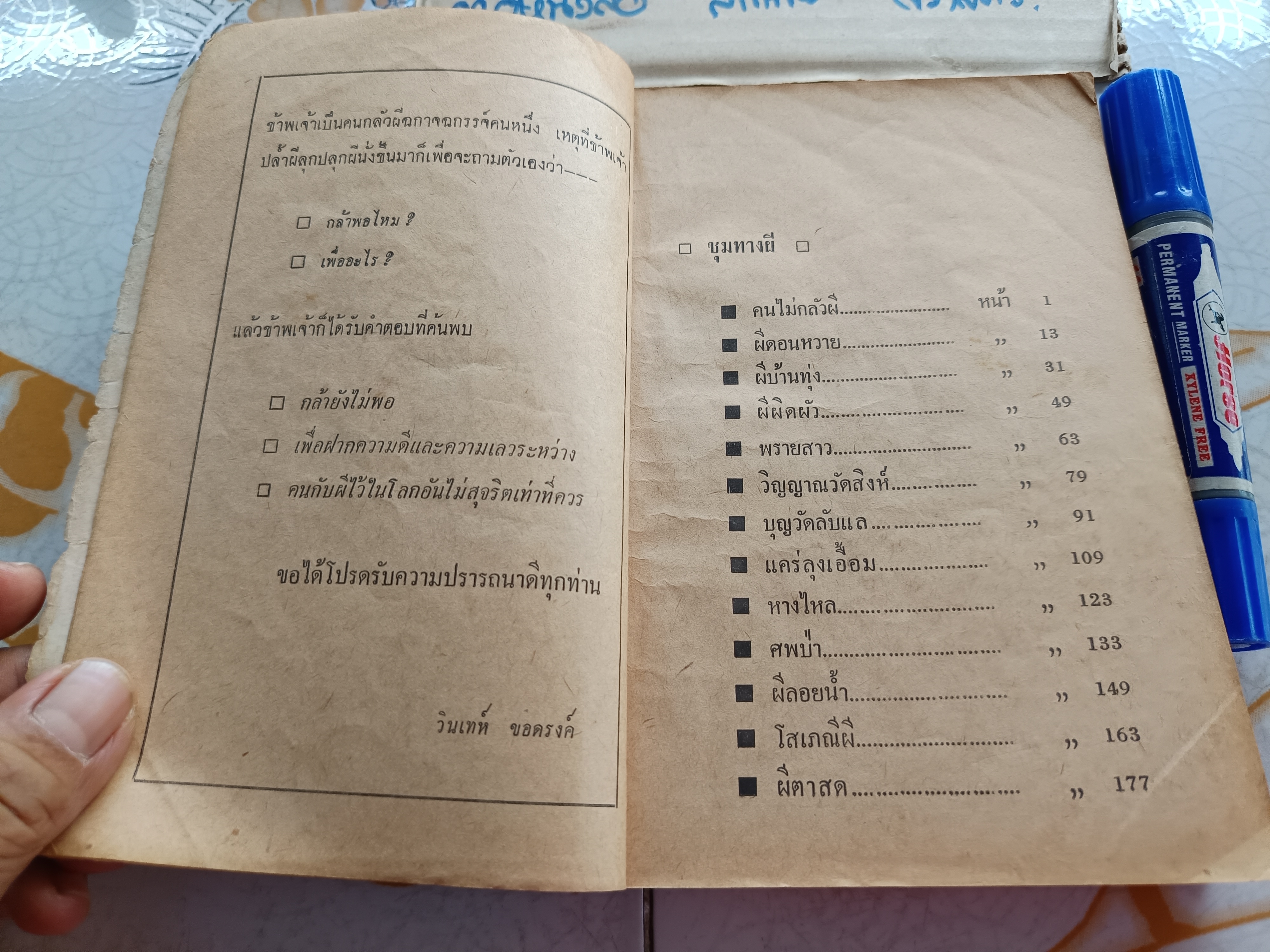 ชุมทางผี (ปกอ่อน) โดย วินเทห์ ขอดรงค์ สำนักพิมพ์วุฒิสาส์น จัดพิมพ์ปีพ.ศ 2512