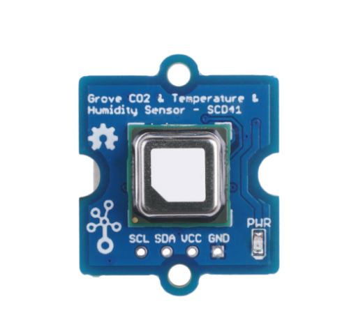 โมดูล Grove - CO2 & Temperature & Humidity Sensor（SCD41）- photoacoustic NDIR Seeed