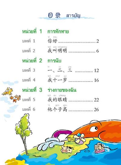 แบบเรียนเพลินกับภาษาจีน + CD 汉语乐园学生用书(泰语版)(附盘) Chinese Paradise Student's Book +CD (Thai Edition)