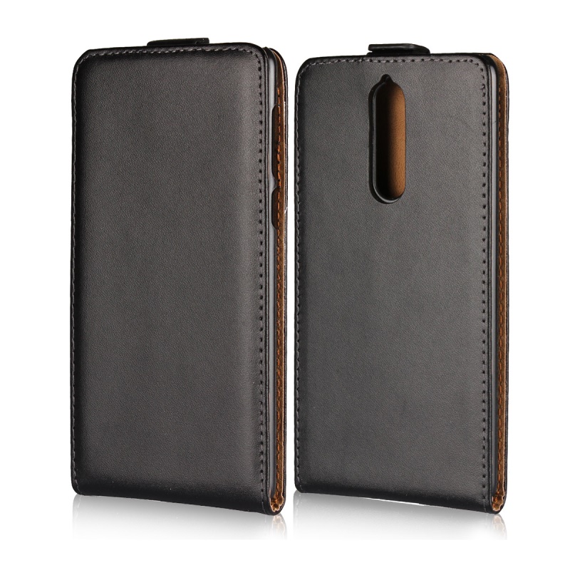 Case Nokia 8 #เคสฝาพับแนวตั้ง Vertical Flip Genuine Split Case สวยงามทันสมัย