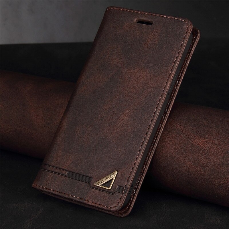 เคส Samsung Galaxy A72 / A72 5G #เคสฝาพับหนัง PU สไตล์กระเป๋าสตางค์พร้อมช่องใส่การ์ด Luxury Flip Stand Card Phone Leather Wallet Cover Casing