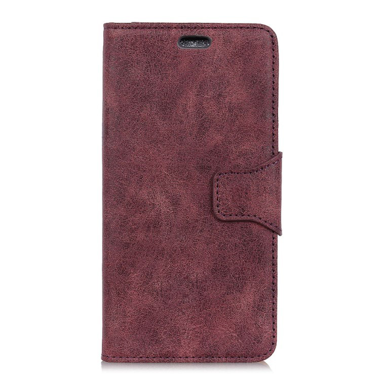 เคส Huawei Y9 (2018) #เคสฝาพับแบบกระเป๋าสตางค์สไตล์วินเทจ Vintage Style Wallet Leather