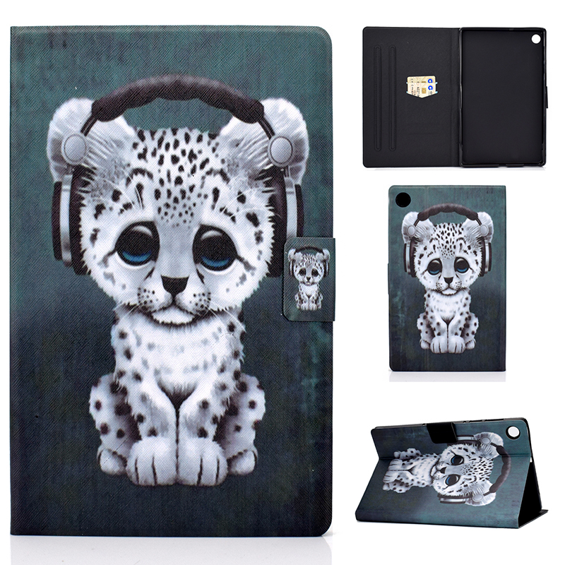 Case Huawei MatePad T8 8 นิ้ว #เคสฝาพับพิมพ์ลายหนัง PU พร้อมที่เก็บการ์ด Pattern Printing PU Leather Tablet Stand Case with Card Storage