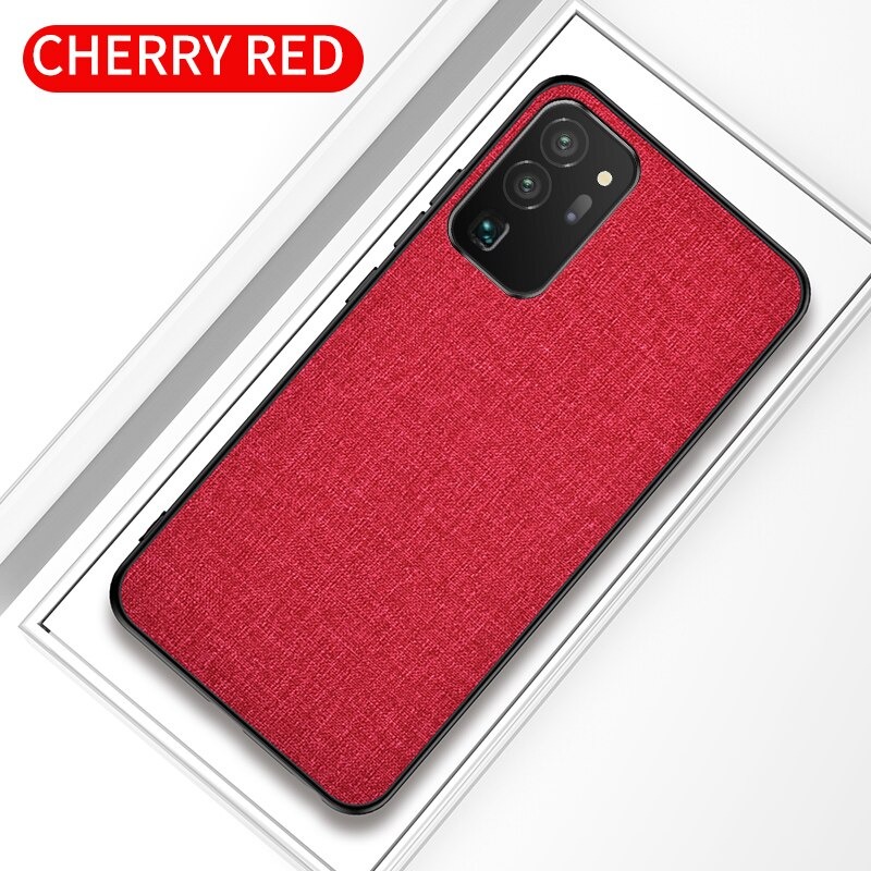 เคส Samsung Galaxy S21 Ultra 5G #เคสฝาหลังเคลือบผิวผ้า Matte Cloth PU + PC + TPU Hybrid (สินค้าตัวอย่างสินค้าจริงตรงตามรุ่น)