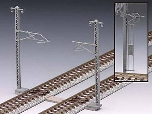 Tomix Overhead Wire Mast for single track (24 pcs) - N Scale