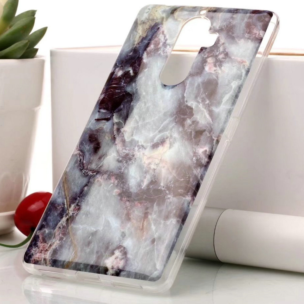 Case Lenovo K8 Note #เคสฝาหลัง TPU นิ่มพิมพ์ลายรูปแบบลายหินอ่อน