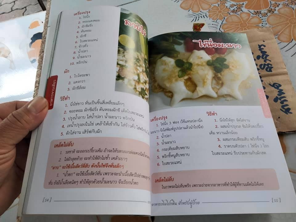 ตำราอาหารจากไข่ขาว จัดทำโดย พงษ์จันทร์ ประเวศวรารัตน์ **สินค้าหมด**