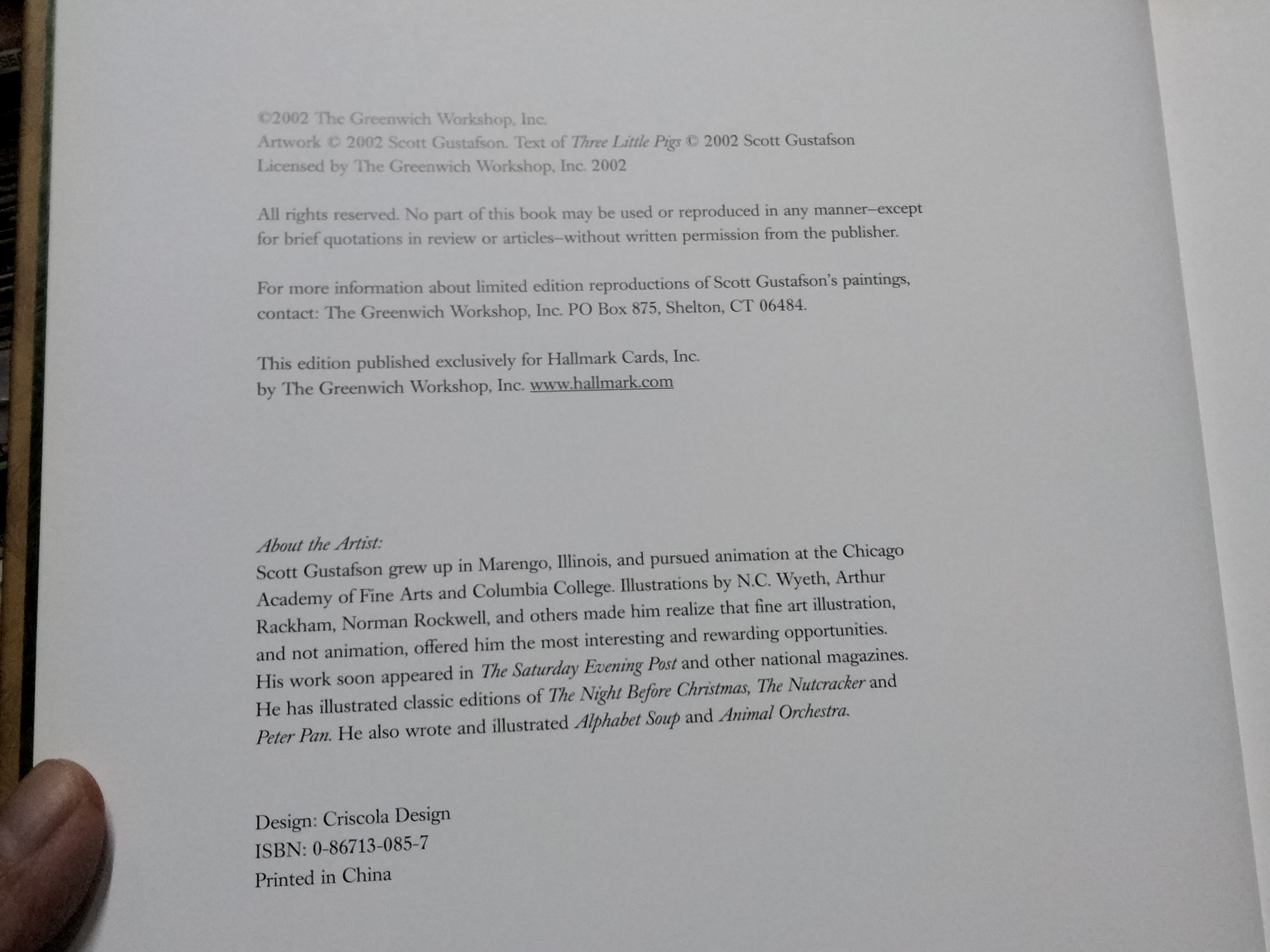 Classic Fairy Tales Illustrated by SCOTT GUSTAFSON (2002)