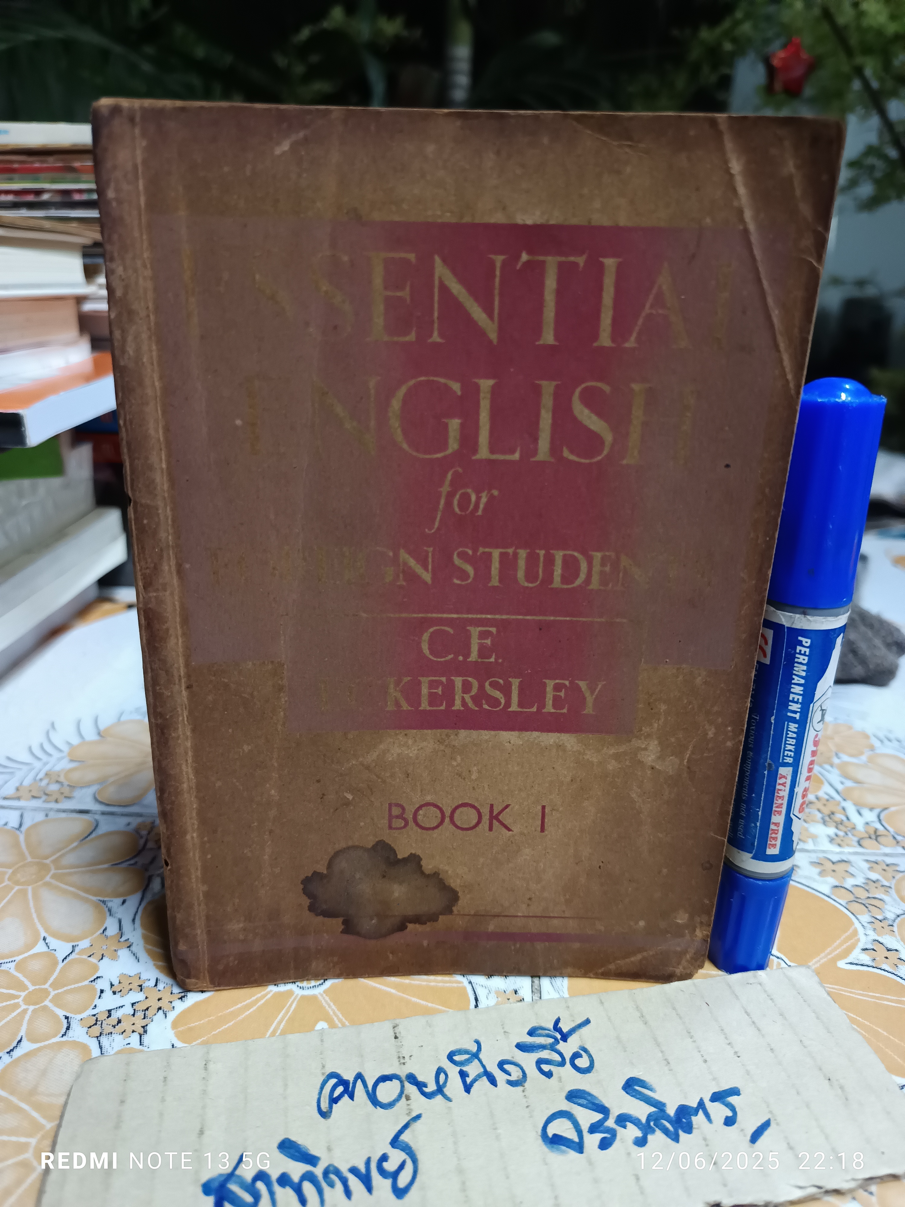 Essential English for Foreign Students Book 1 By C.E.Eckersley LONGMANS, 1953 **สินค้าหมด""