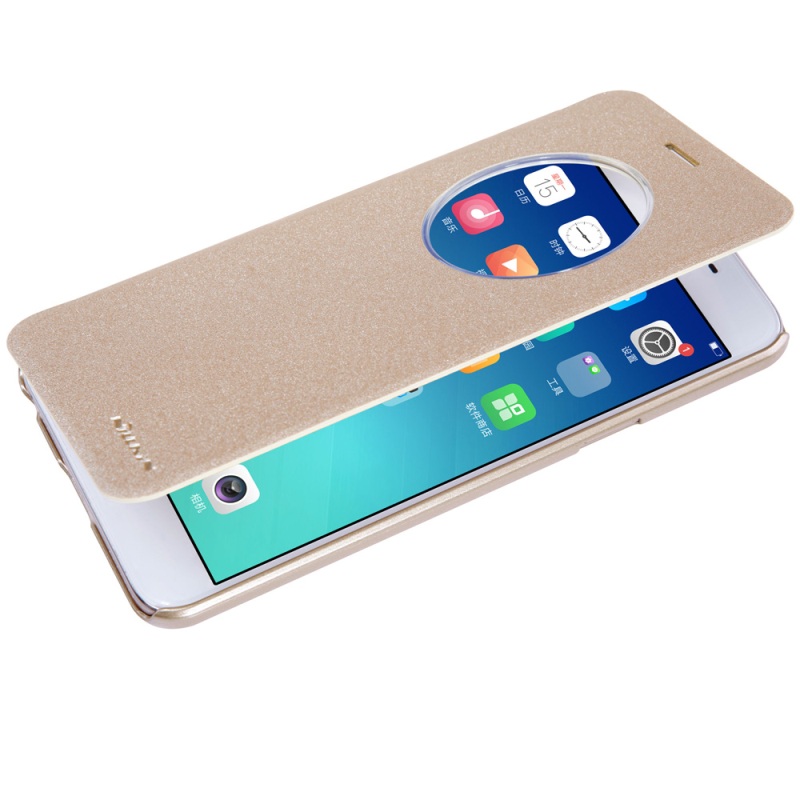 เคส Oppo F1S / A59 ฝาพับ nillkin Sparkle Series View Window Smart Leather สีสันสวยงามทันสมัย