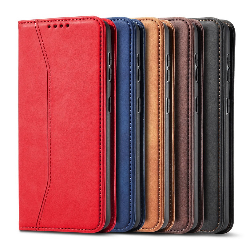 เคส Samsung Galaxy S21 FE 5G#เคสหนัง PU สไตล์กระเป๋าสตางค์พร้อมช่องใส่การ์ด Luxury Flip Stand Card Phone Leather Wallet Cover Casing Auto-absorbed Smartphone