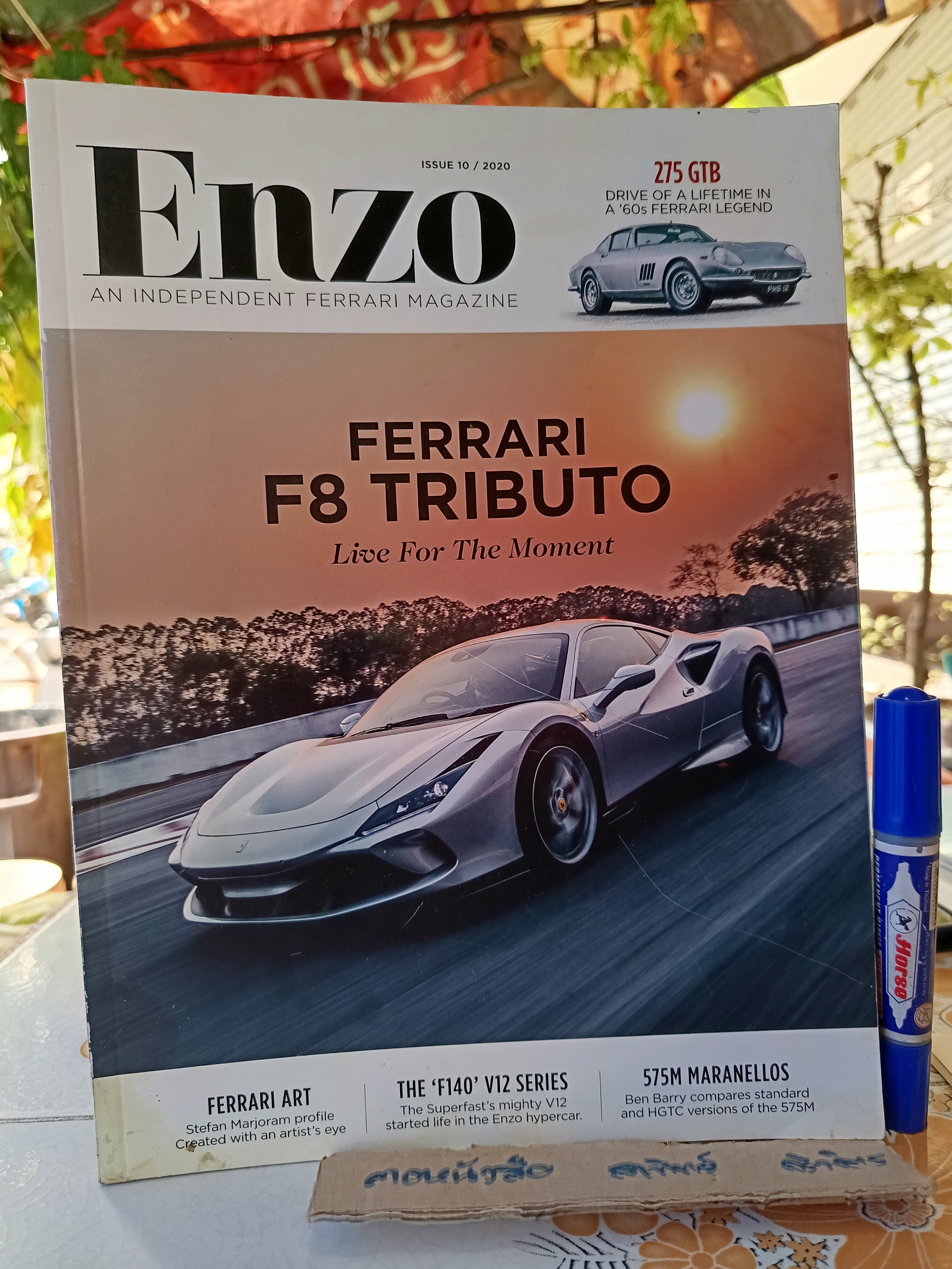 นิตยสาร ENZO MAGAZINE (Thai Edition) นิตยสาร exclusive ของคนรัก ferrari Enzo Magazine Thailand. Issue 10/2020