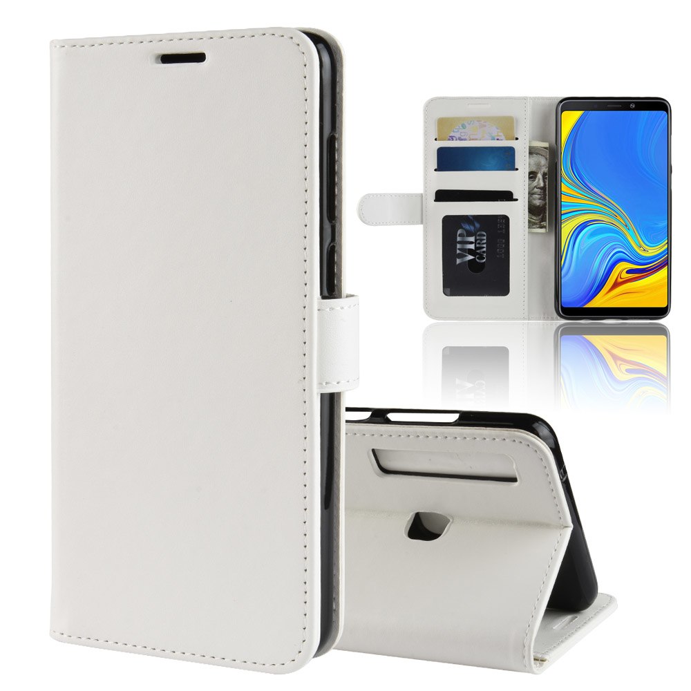 Case Samsung Galaxy A9 (2018) #เคสฝาพับหนัง PU ผิวหนังม้าสไตล์กระเป๋าสตางค์สีสันสวยงามทันสมัย