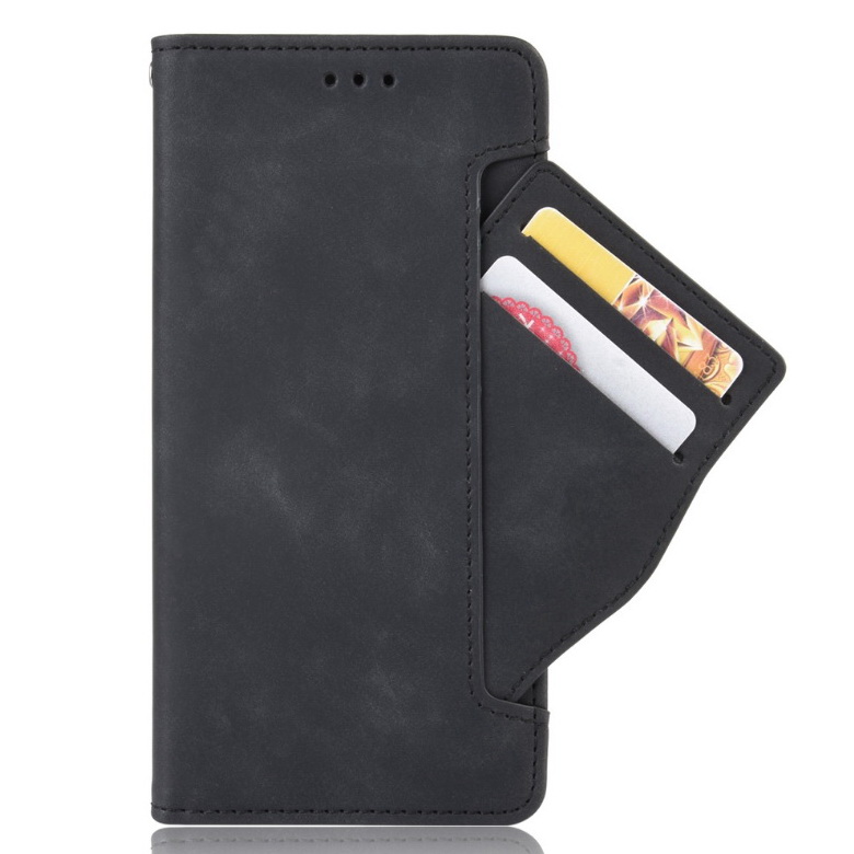 เคส OPPO A15 #เคสฝาพับหนัง PU มีที่เสียบการ์ดหลายช่อง Multiple Card Slots PU Leather Cover