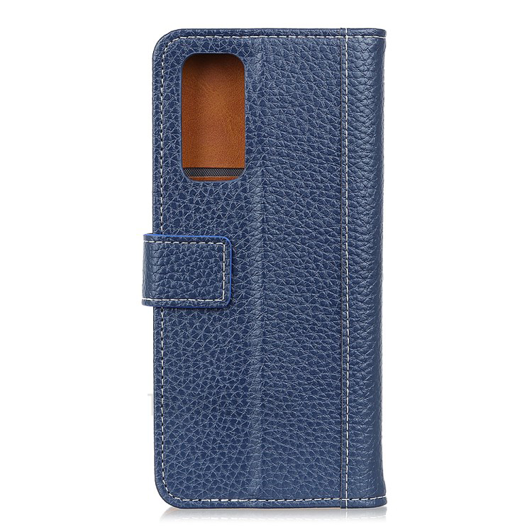 เคส Samsung Galaxy A72 / A72 5G #เคสฝาพับหนังแยกผิวลิ้นจี่ แถบปิดแม่เหล็ก