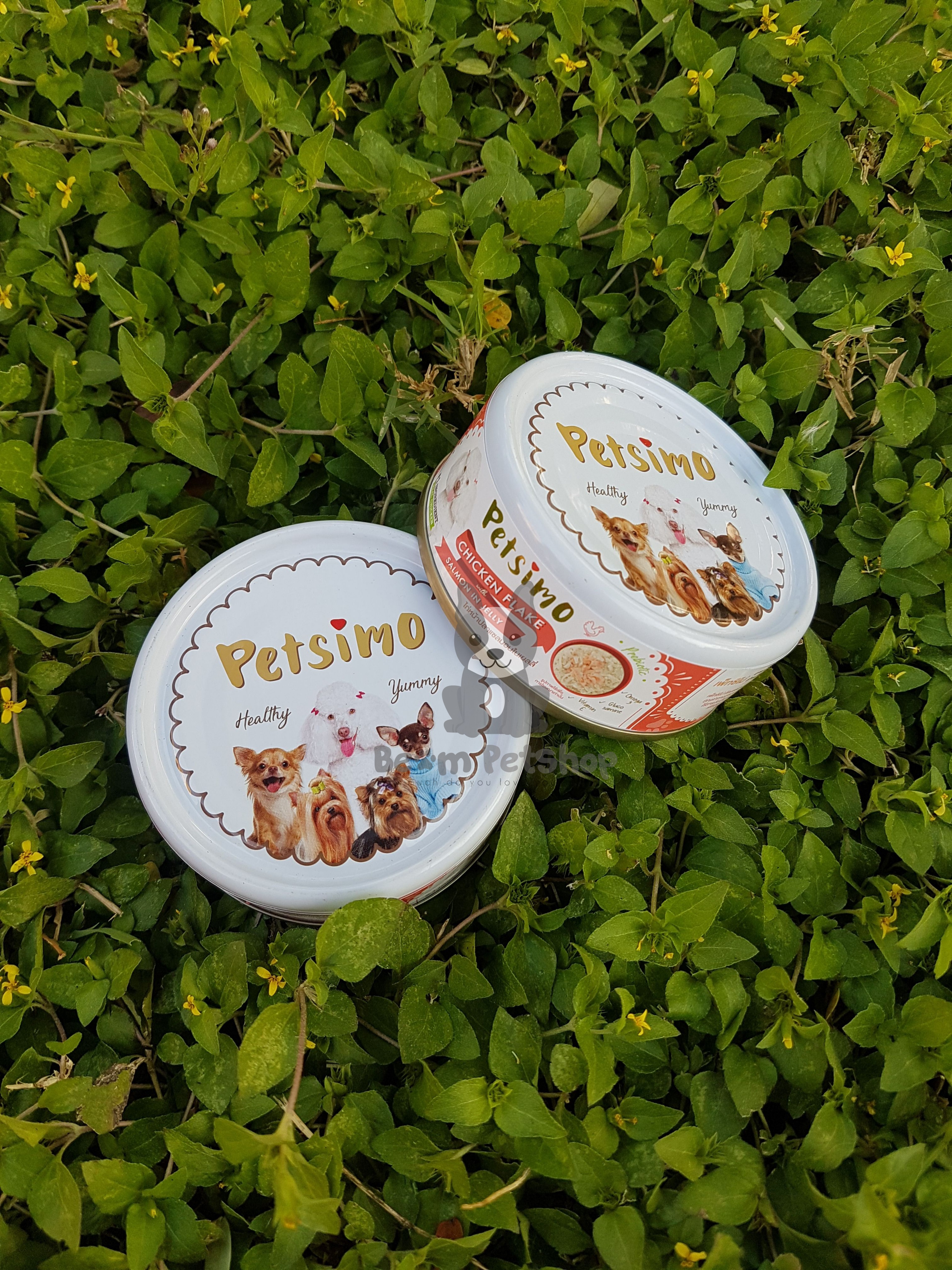 Petsimo รสไก่หน้าปลาแซลมอนในเยลลี่ 85g