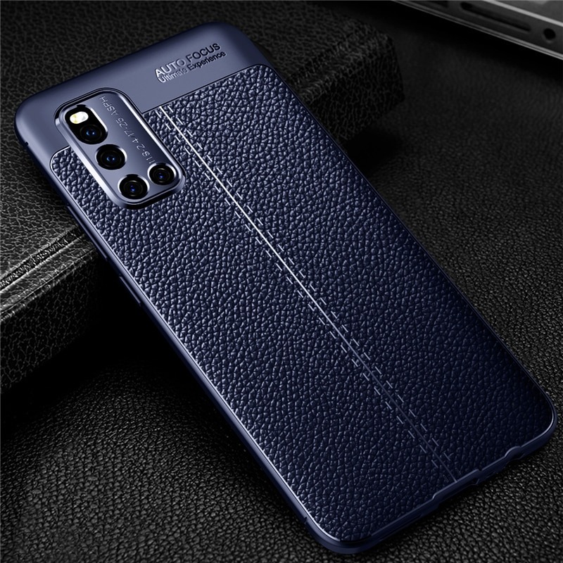 Case Vivo V19 #เคสฝาหลัง TPU ผิวลิ้นจี่ช่วยป้องกันลายนิ้วมือและกันลื่นได้ดี