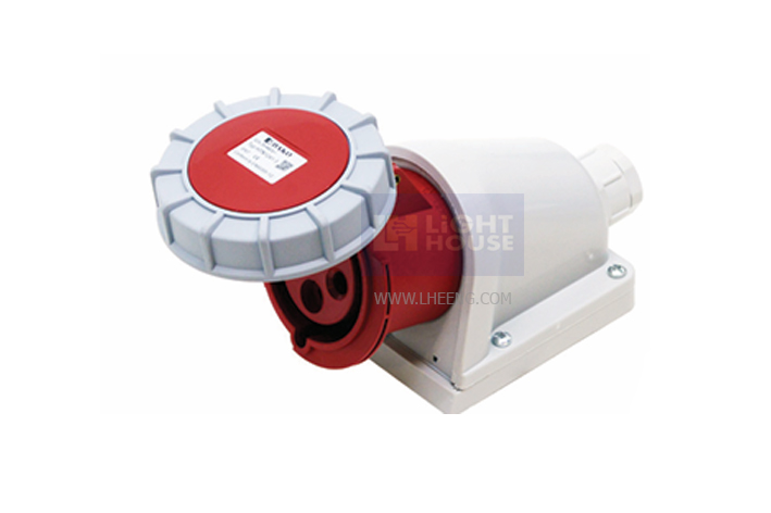 HTN1241-3 "DAKO PLUG" ปลั๊กและเต้ารับสำหรับตู้เย็น 3P+E 32A 400V IP67 3H