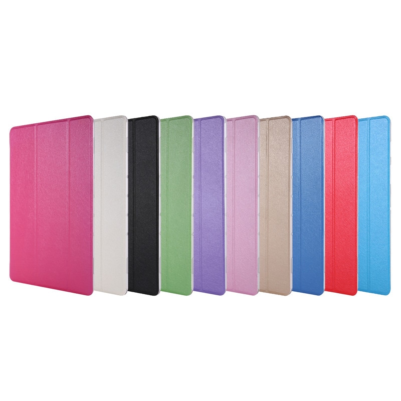 เคส Huawei MediaPad M6 10.8 นิ้ว #เคสฝาพับหนัง PU พับสามพับ Silk Texture Leather Stand Case