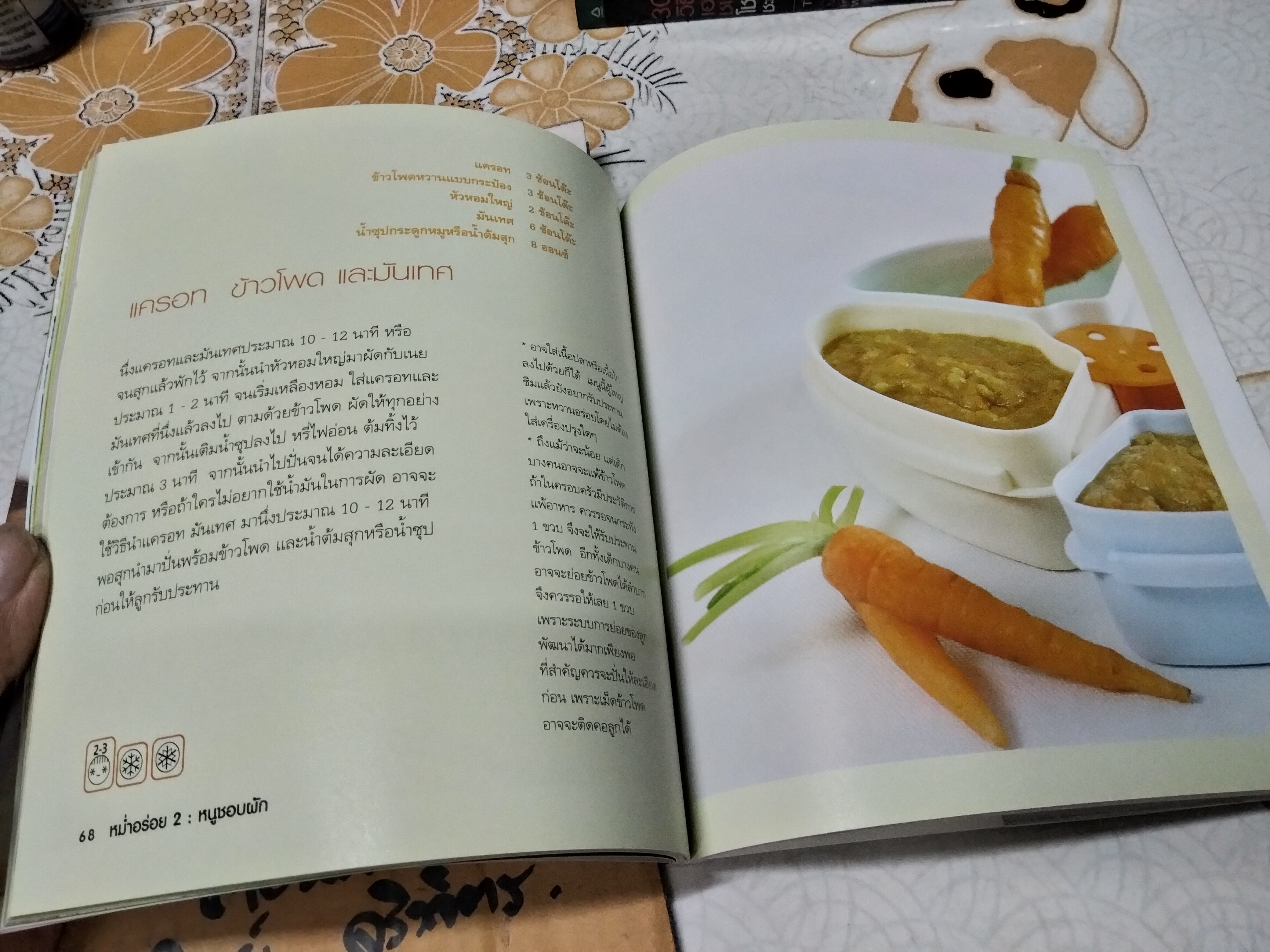 หม่ำอร่อย เล่ม 1-2 HEALTHY BABY PUREES โดย ปาหนัน เดชเพียร