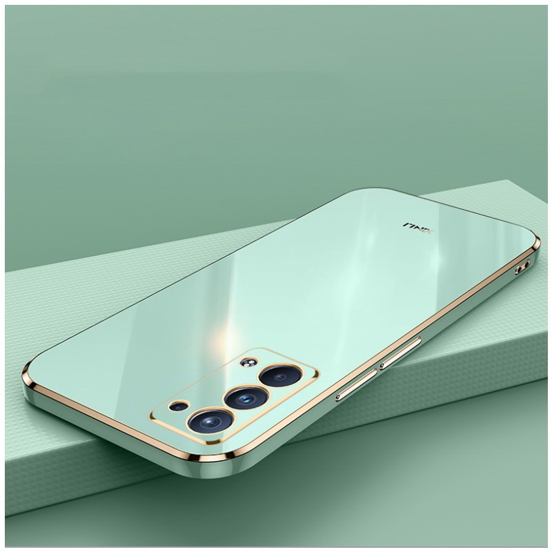 เคส OPPO Reno 6 Pro 5G #เคสฝาหลัง TPU นิ่มขอบเงา