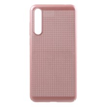Case Huawei P20 Pro #เคสฝาหลังพลาสติกรูตะแกรงช่วยระบายความร้อน Hollow Mesh PC Shell
