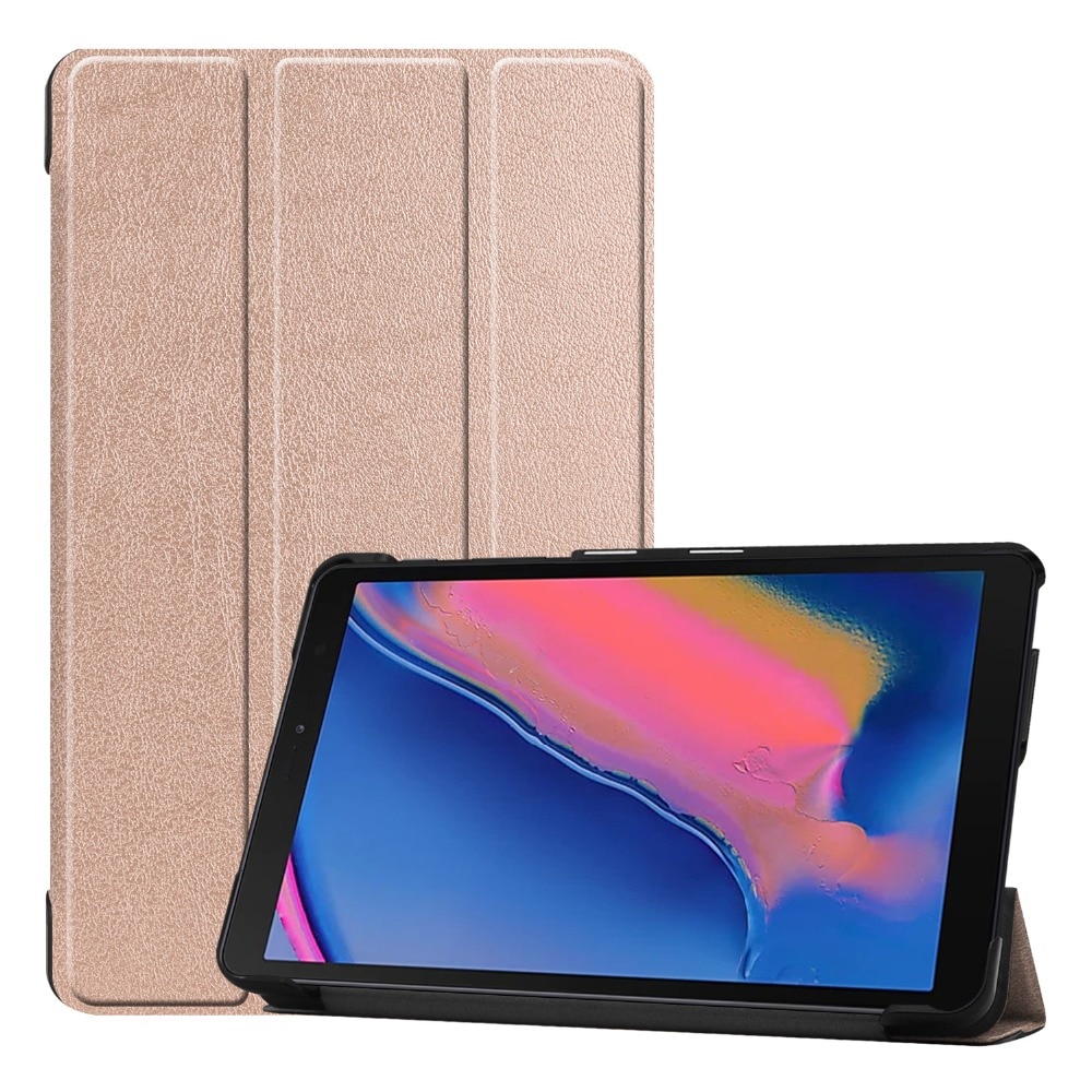 Case Samsung Galaxy Tab A 8.0 (2019) P200 P205 #เคสฝาพับหนัง PU แบบ 3 พับ Tri-fold Stand Leather Smart Tablet