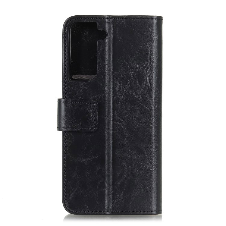 เคส Samsung Galaxy S21 #เคสแบบฝาพับวัสดุหนัง PU ผิวเรียบมีสไตล์ Leather Material Simple Stylish Phone Cover