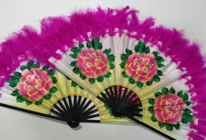 พัดฟ้อนรำเกาหลีแบบพรีเมี่ยม 한국 무용 팬 Korean Dance Fans