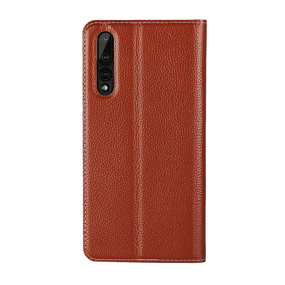 Case Huawei P20 Pro #เคสฝาพับหนังแยกมีช่องวิวด้านข้าง Split Leather View Window Stand Flip Cover