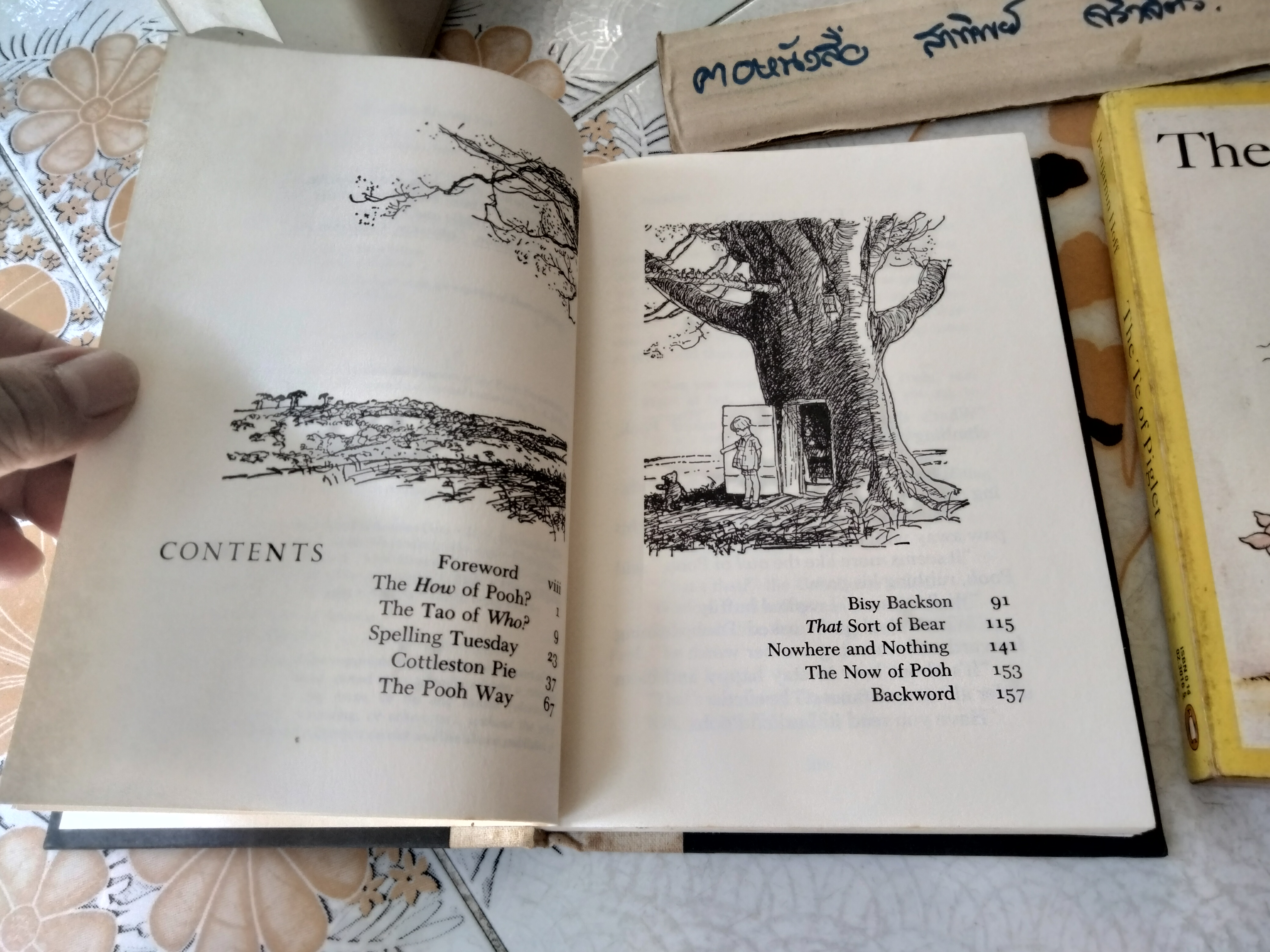 The Tao of Pooh (ปกแข็ง - ไม่มีใบหุ้มปก) + The Te of Piglet (ปกอ่อน) ขายรวม 2 เล่ม / Benjamin Hoff **สินค้าหมด**