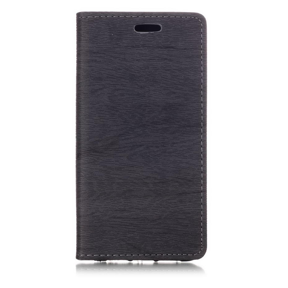 เคส Huawei P20 #เคสฝาพับหนัง PU พื้นผิวลายเนื้อไม้ Wood Texture Leather