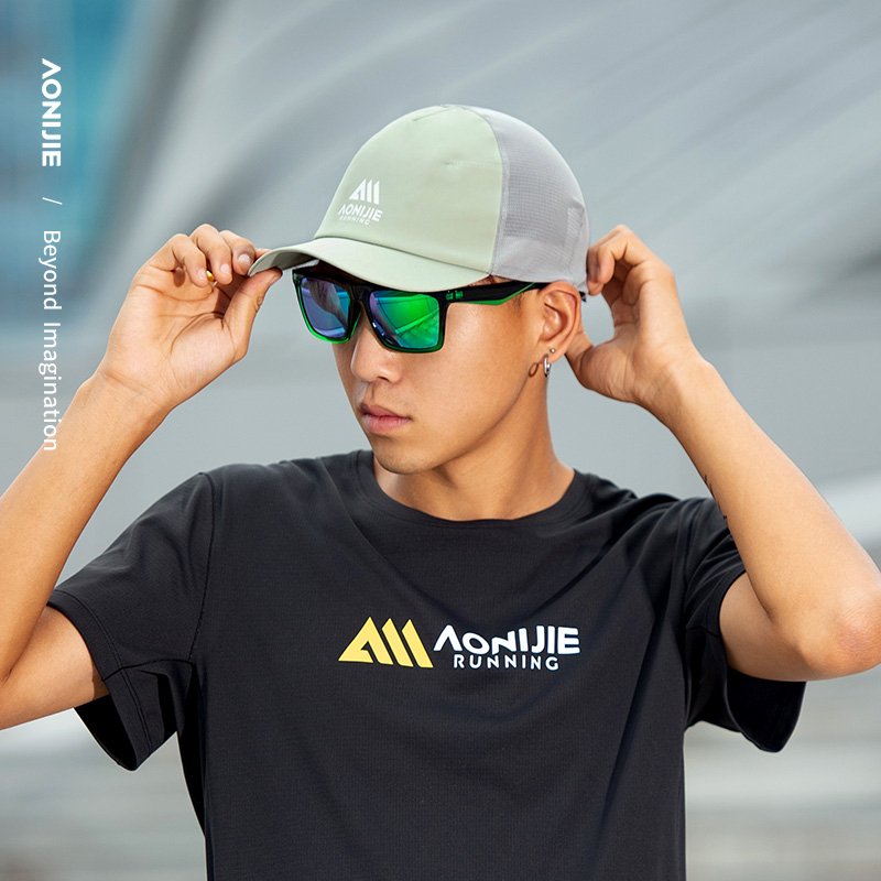 หมวกใส่วิ่งออกกำลังกายเต็มใบ ของแท้ กันแดด AONIJIE Outdoor sport Cap รุ่น E4615 (I01)