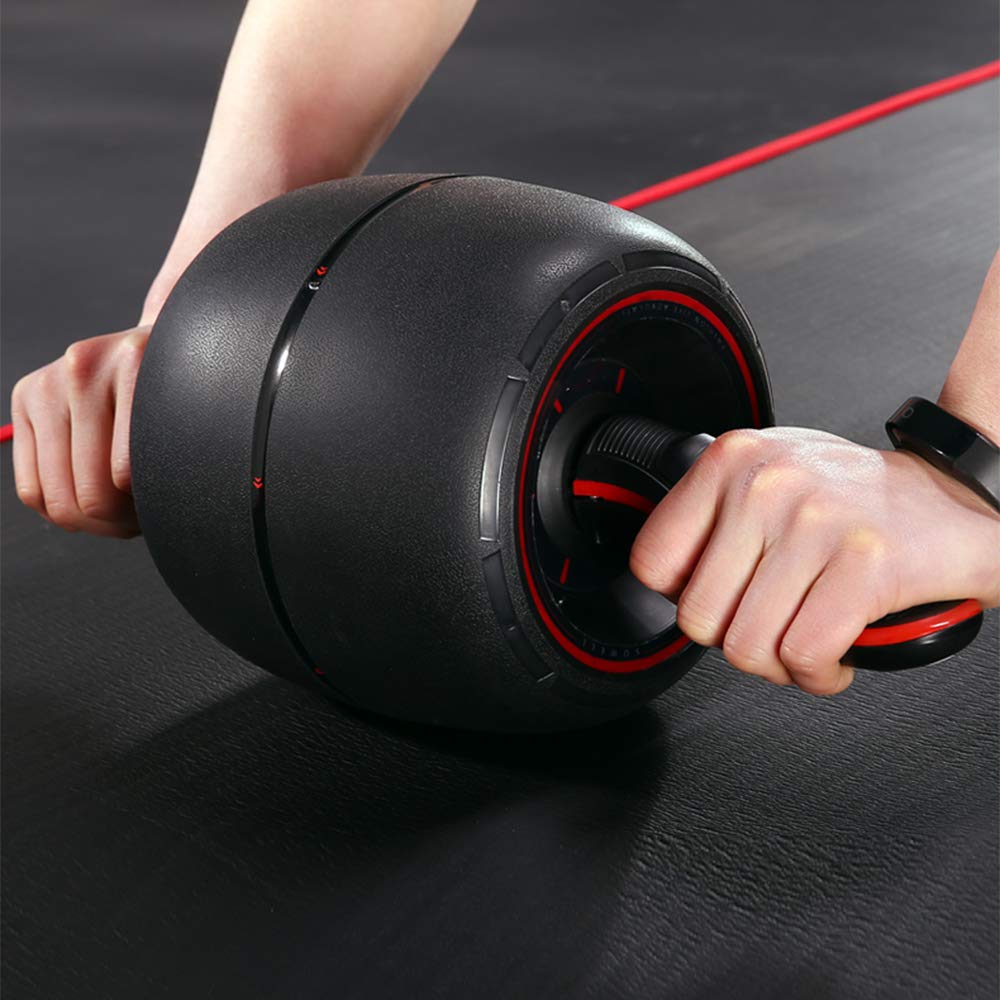 ลูกกลิ้งออกกำลังกาย ลูกกลิ้งฝึกกล้ามท้อง Roller Wheel Fitness Training (Y6)
