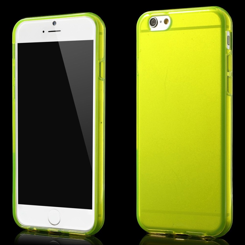 เคส iPhone 6s 6 4.7นิ้ว #เคสฝาหลังGlossy Durable Soft TPU Gel สีสันสวยงามทันสมัย