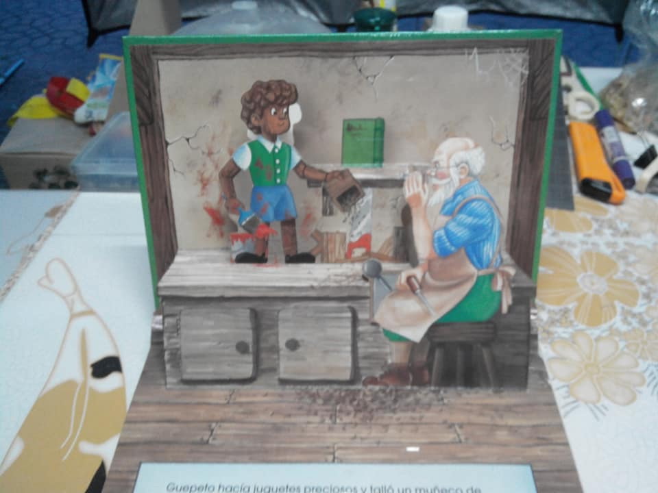 Pinocho หนังสือการ์ตูน Pop-Up ภาษาสเปน (พิมพ์ในไทย) **สินค้าหมด**