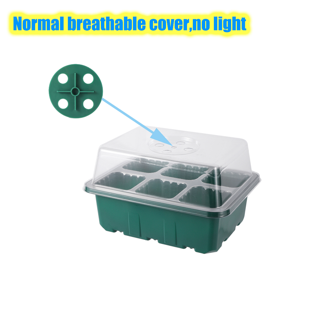 ถาดเพาะปลูกพืช มีไฟ LED ปรับได้ สําหรับเพาะเมล็ด แบบหลายรุ่น