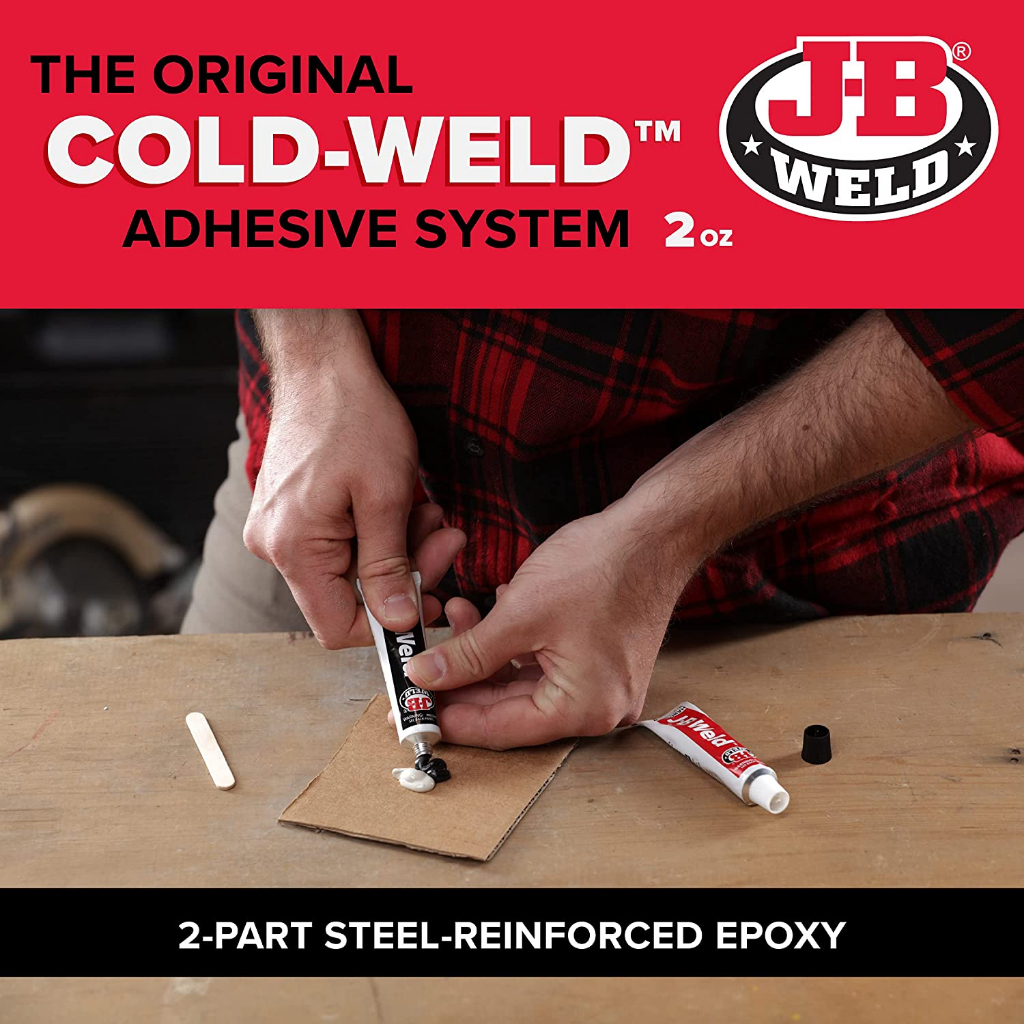 J-B Weld® Original Cold-Weld Formula Steel Reinforced Epoxy อีพ็อกซี่ สองส่วนแบบเชื่อมเย็น ซ่อมแซมโลหะ