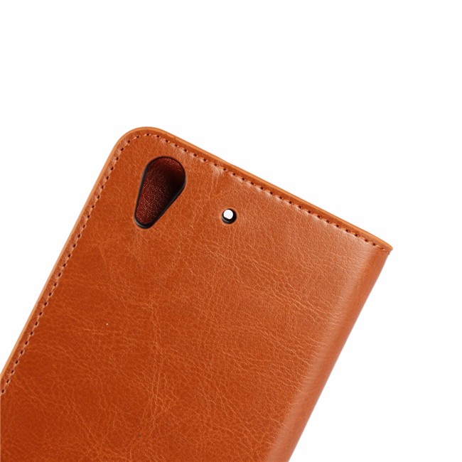 Case Huawei Y6 II Honor 5A เคสฝาพับหนังแท้ Crazy Horse Genuine Leather Wallet Cover