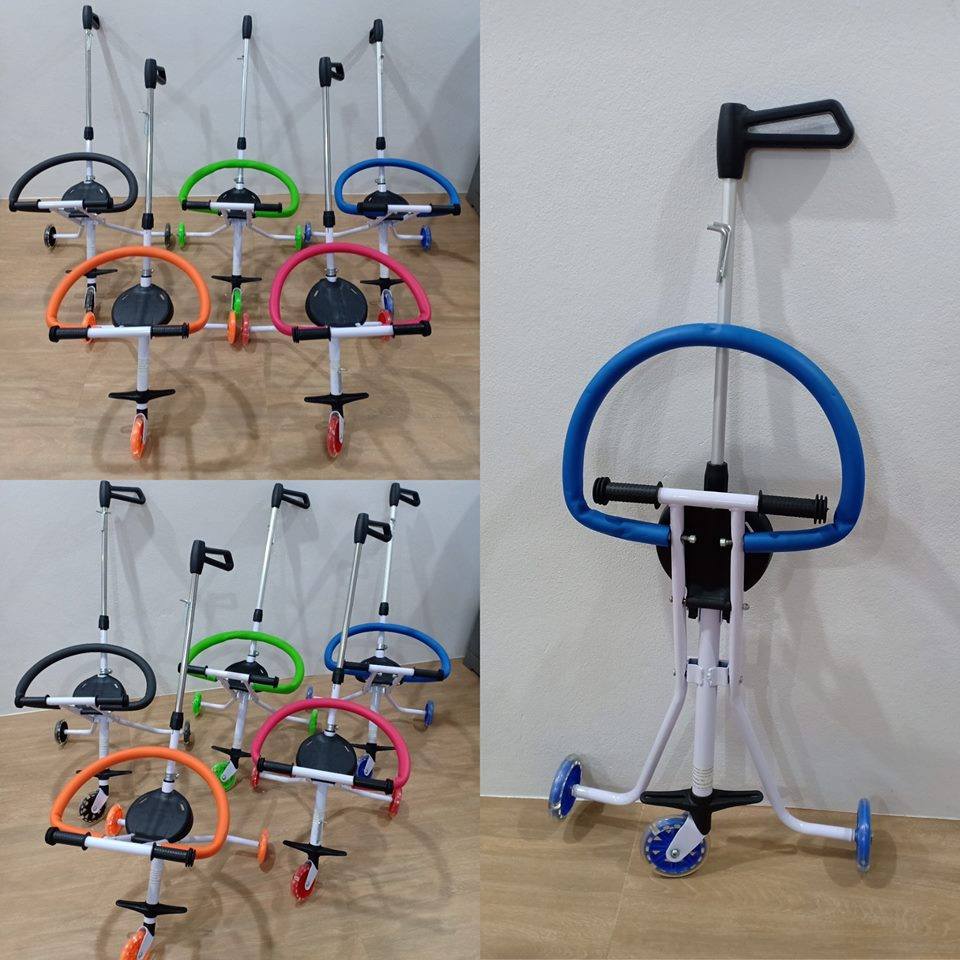 รถเข็นเด็ก มีด้ามจับ มีกันตก