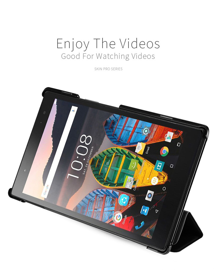 เคส Lenovo Tab 4 8 Plus #เคสหนังTri-fold DUX DUCIS Skin Pro Series ออโต้ / สลีปซิงค์