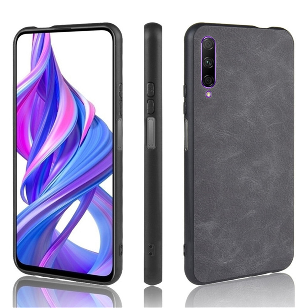 Case Huawei Y9s #เคสฝาหลัง TPU เคลือบผิวด้วยหนัง PU